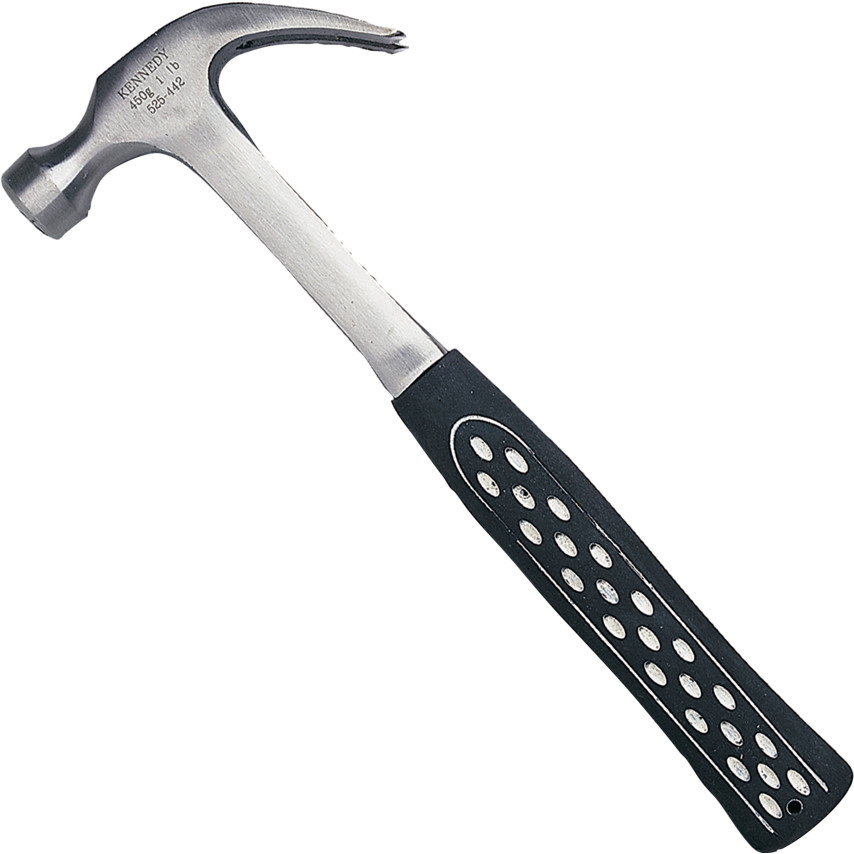 Claw Hammer, Solid Steel Shaft, 315mm, 450g (16oz) | KEN5254420K