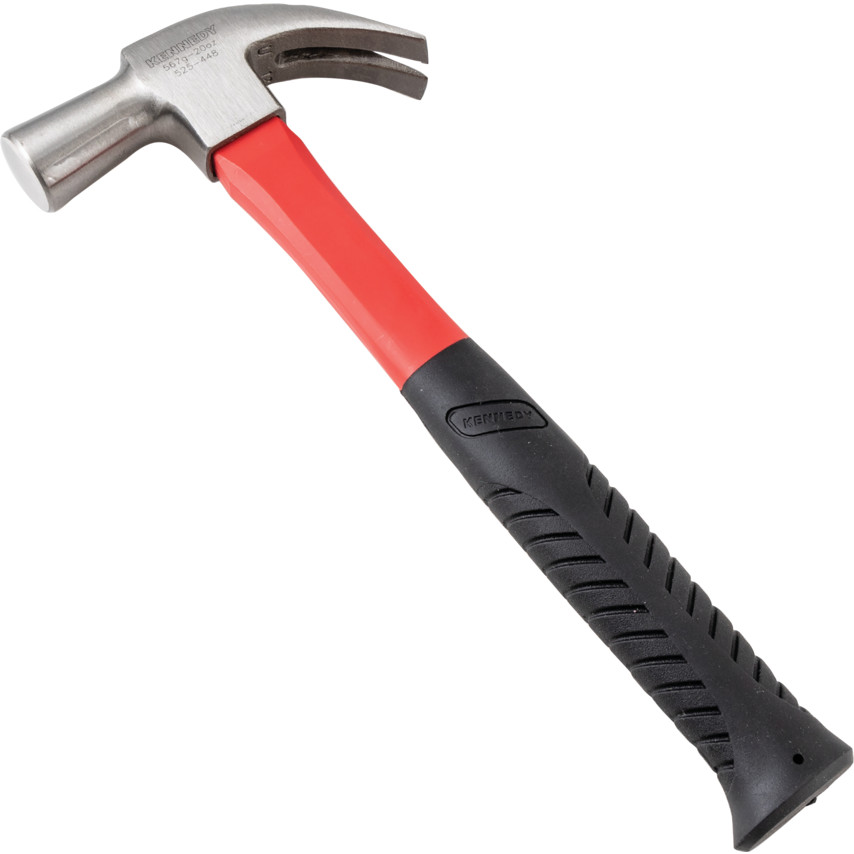 Claw Hammer, Fibreglass Shaft, 330mm, 570g (20oz) | KEN5254480K