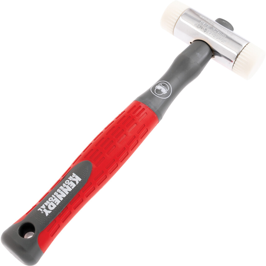 Kennedy-Pro 32mm Dia. Nylon Faced Hammer, Polypropylene Shaft, 305mm | KEN5273040K