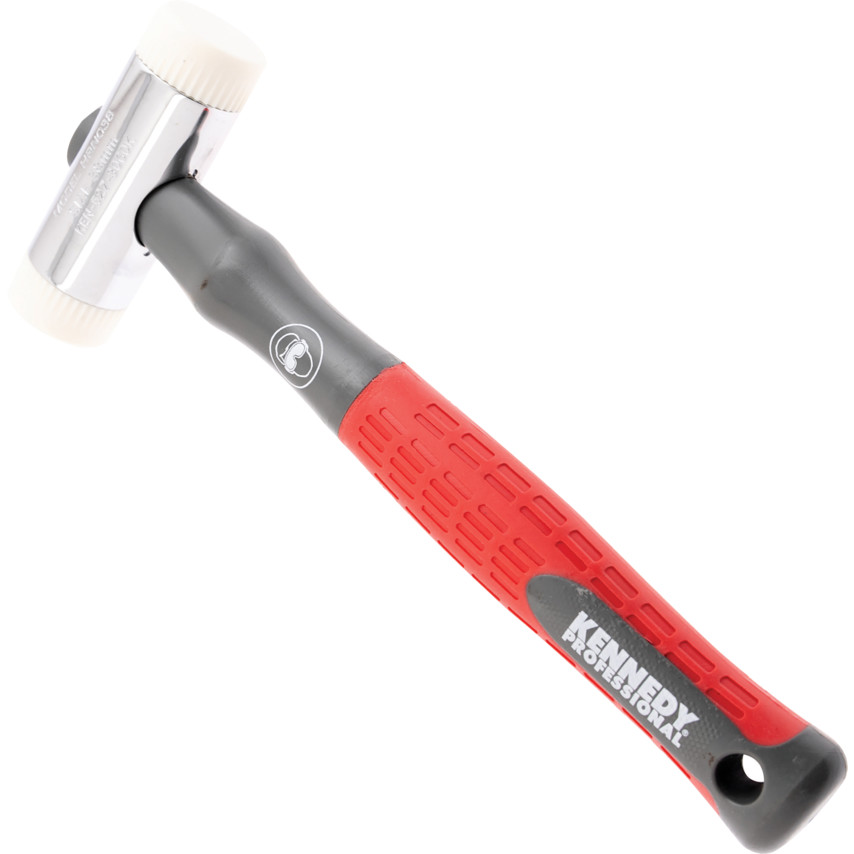 Kennedy-Pro 38mm Dia. Nylon Faced Hammer, Polypropylene Shaft, 305mm | KEN5273060K