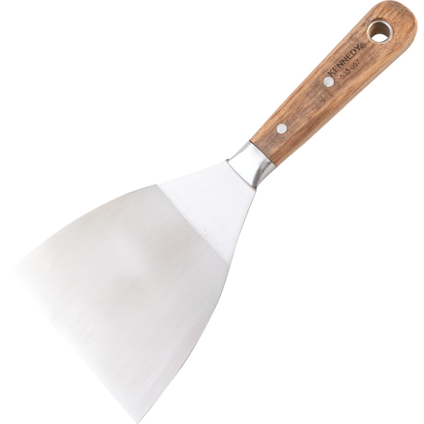 Kennedy 100x150mm Scraper, Scale Tang, Rosewood Handle | KEN5330570K