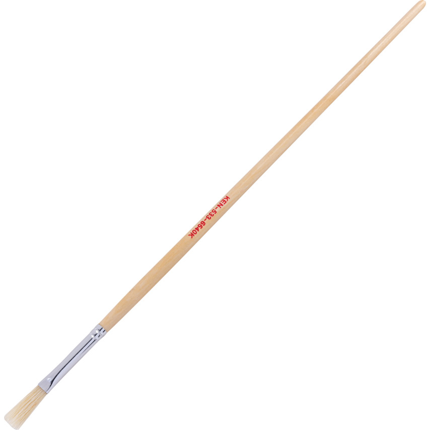 Kennedy No.4, 8mm Flat Fitch Paintbrush, Wooden Handle | KEN5336540K