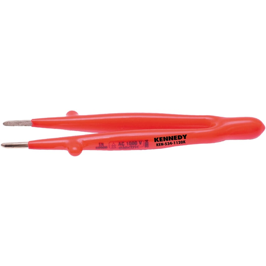 Kennedy-Pro 145mm Insulated Straight Jaw Tweezers, 1000V | KEN5341120K