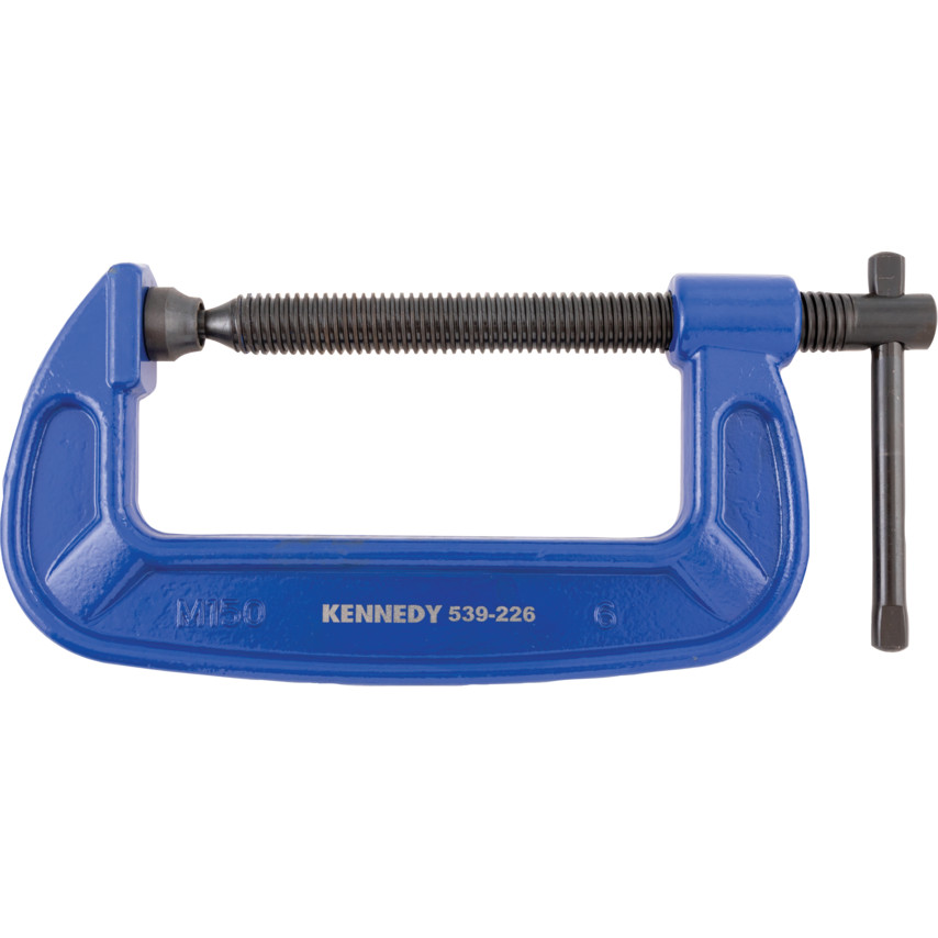 Kennedy Extra HD G-Clamp, Steel Jaw, 150x72mm | KEN5392260K