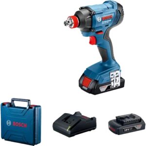 Bosch GDX 180-LI Cordless Impact Driver/Wrench 180Nm, 2 x 2.0Ah Batt. Pk. | 06019G5223