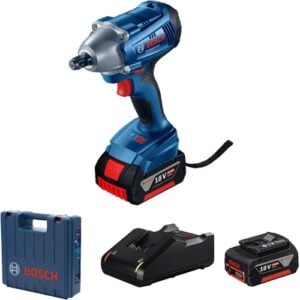 Bosch GDS 250-LI Cordless Impact Wrench 250Nm, 2 x 4.0Ah Batt. Pk. | 06019G61K0