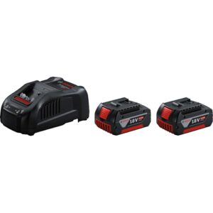 Bosch STARTER SET - 2 x GBA 18V 5.0Ah Batt. Pk. + GAL 1880 CV Charger | 1600A00B8J