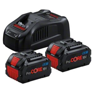 Bosch STARTER SET - 2 x ProCORE 18V 5.5Ah Batt. Pk. + GAL 1880 CV Charger | 1600A0214C