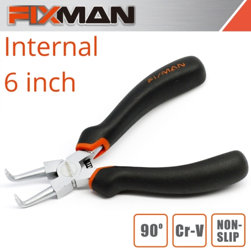 Fixman 150mm Internal Circlip Pliers, 90 Deg. | FIX A0801