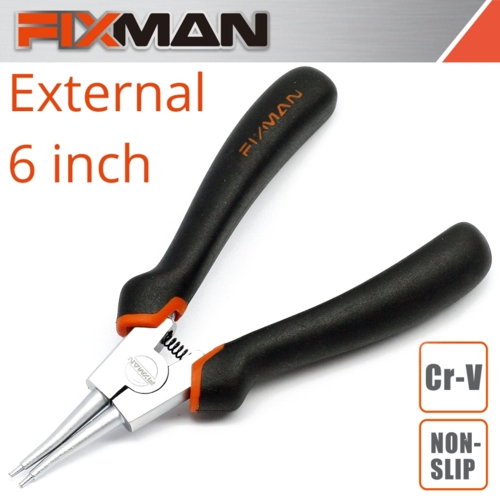 Fixman 150mm Straight External Circlip Pliers | FIX A0901