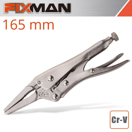 Fixman 150mm Long Nose Lock Grip Pliers | FIX A1401