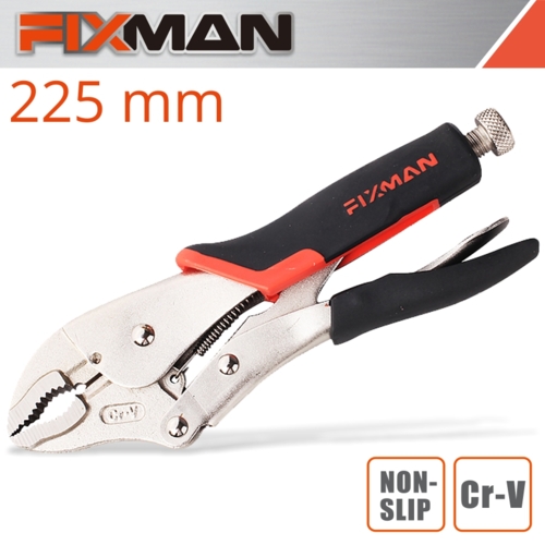 Fixman 250mm Curved Jaw Lock Grip Pliers | FIX A1404