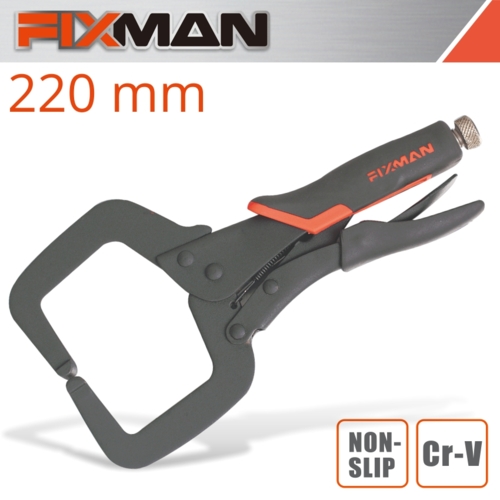 Fixman 275mm C-Type Welding Lock Grip Pliers | FIX A1408