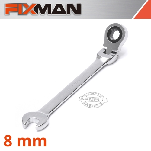 Fixman Flexible Ratchet Combination Wrench, 8mm | FIX B0701