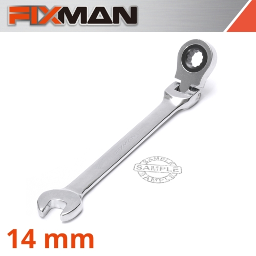 Fixman Flexible Ratchet Combination Wrench, 14mm | FIX B0707