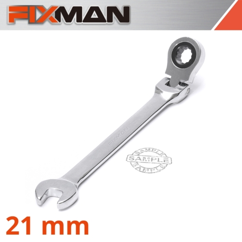 Fixman Flexible Ratchet Combination Wrench, 21mm | FIX B0714