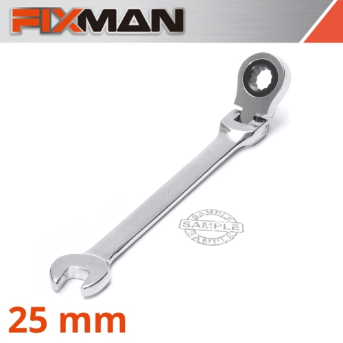 Fixman Flexible Ratchet Combination Wrench, 25mm | FIX B0718