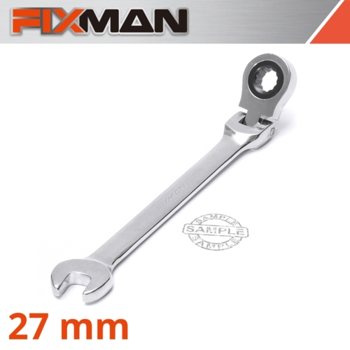 Fixman Flexible Ratchet Combination Wrench, 27mm | FIX B0719