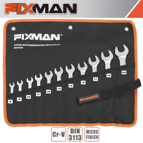 Fixman 11Pcs Combination Spanner Set, 8-22mm | FIX B0908