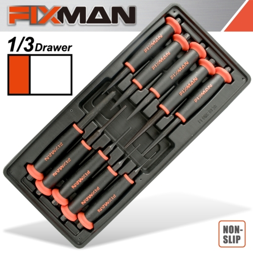 Fixman 10Pc Pin, Nail & Centre Punch Set, Tool Insert Module | FIX F1BT38