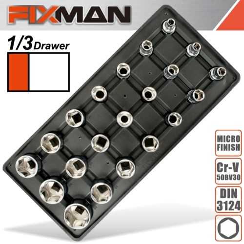 Fixman 21Pc 1/2