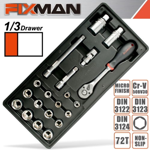 Fixman 20Pc 3/8