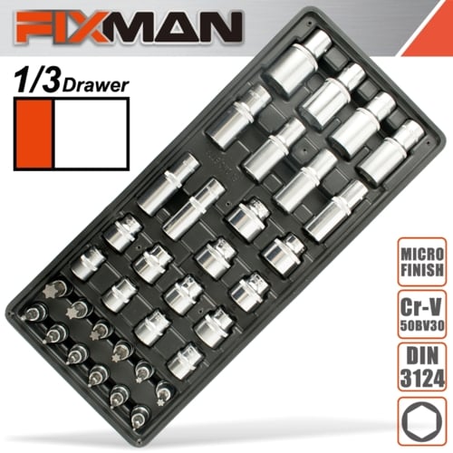 Fixman 34Pc 3/8