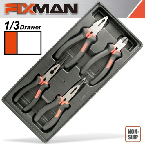 Fixman 4Pc Pliers Set, Tool Insert Module | FIX F1BT80