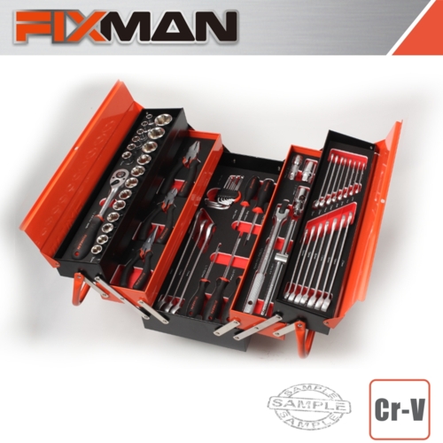 Fixman 62Pc Mechanical, Cantilever Tool Box Kit | FIX MT62