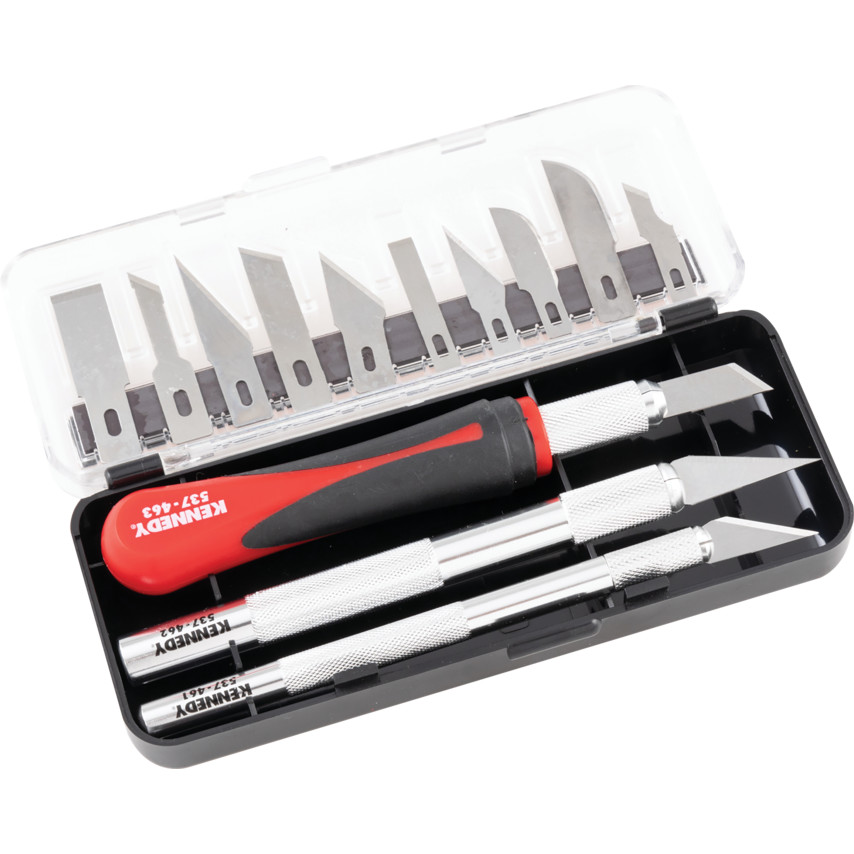 Kennedy 16Pc Precision Craft Knife Set | KEN5375100K