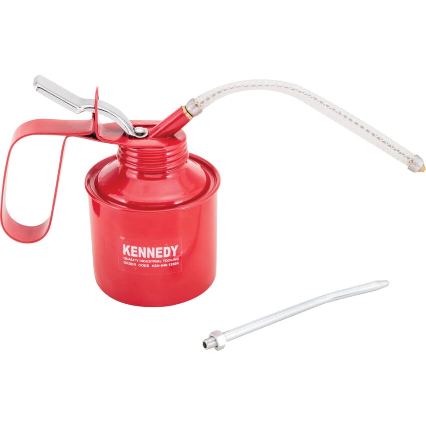 Kennedy 250cc Metal Oil Can, Force Feed Pump | KEN5401250K