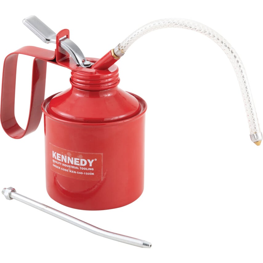 Kennedy 500cc Metal Oil Can, Force Feed Pump | KEN5401500K