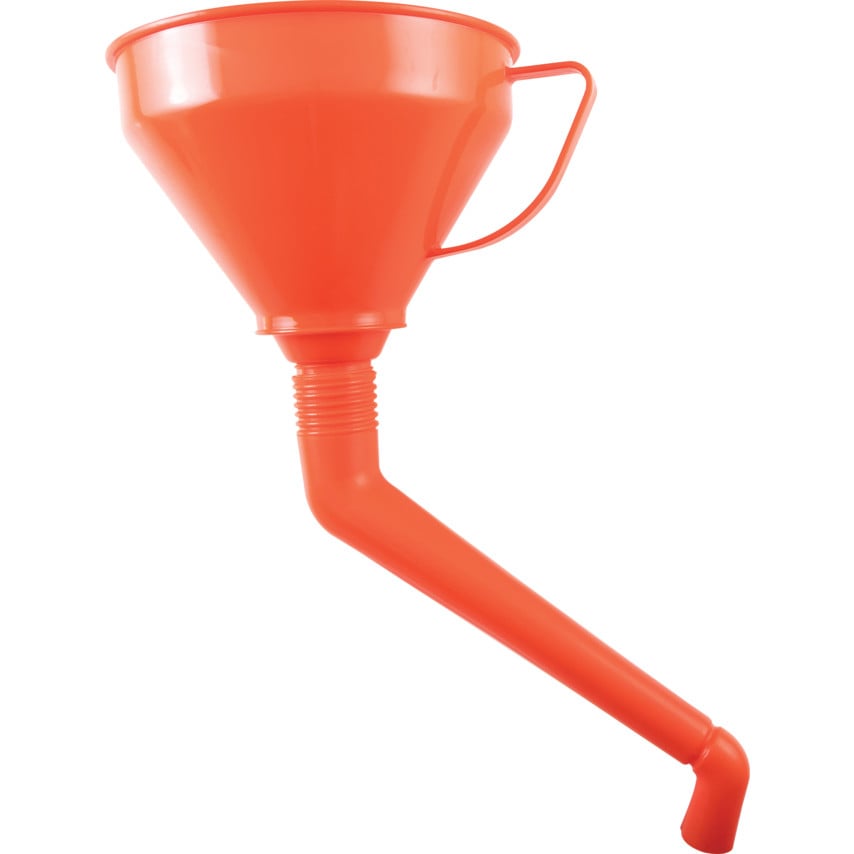 Kennedy 160mm Plastic Funnel, Offset Spout, Anti-Splash Rim | KEN5402962K