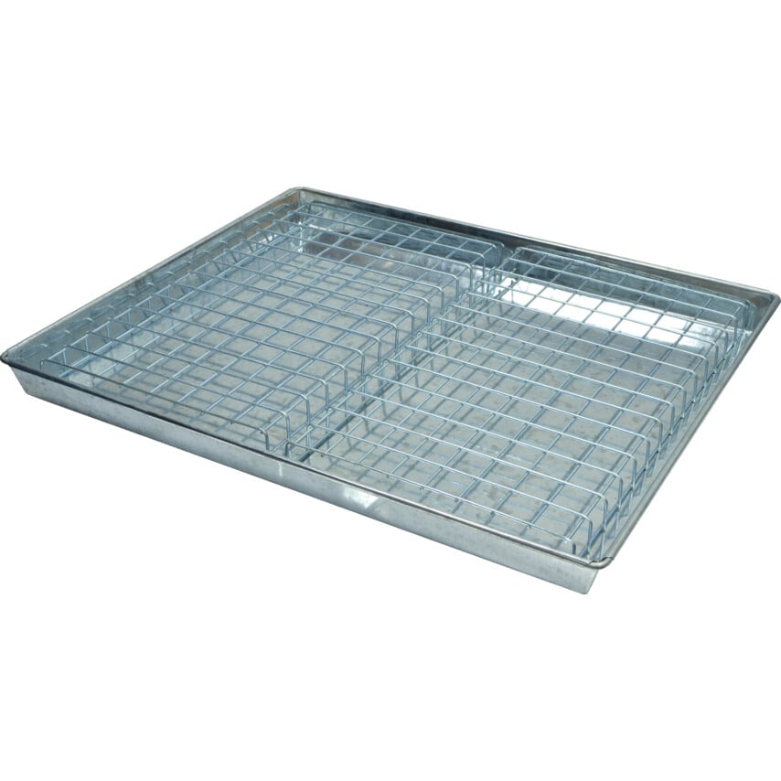 Kennedy 665x560x50mm Galvanised Drip Tray with Mesh | KEN5404260K