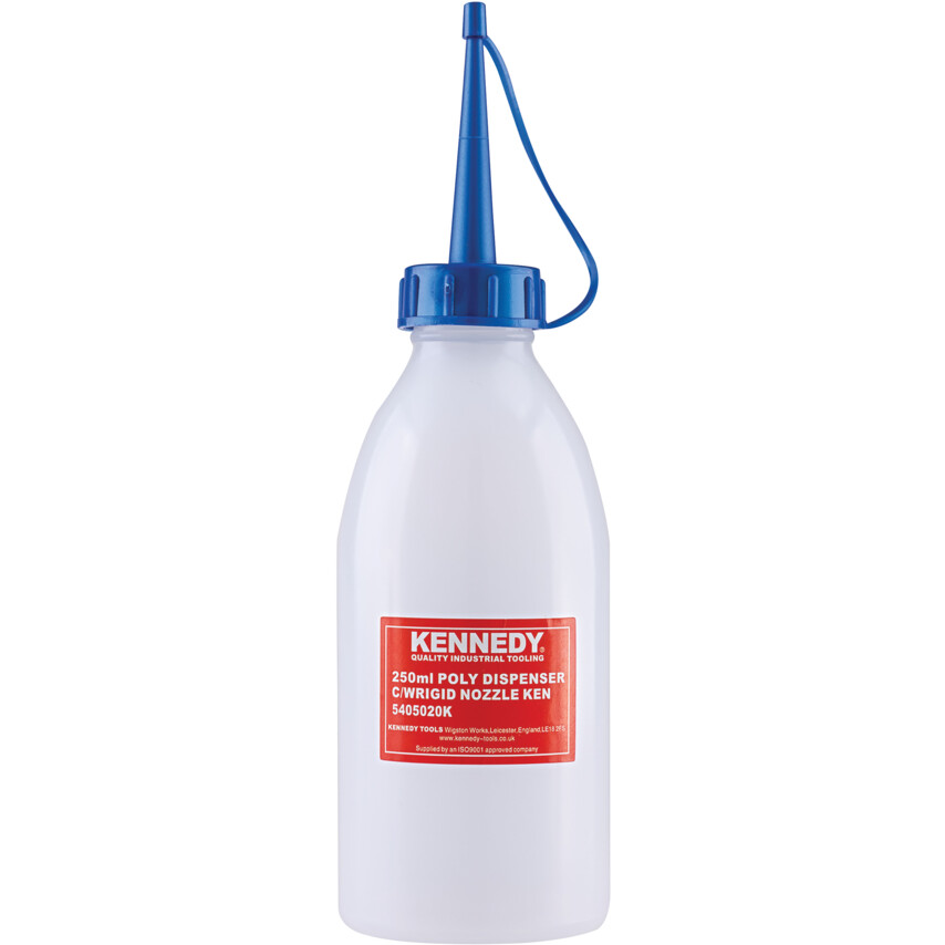 Kennedy 250ml Squeeze Bottle Dispenser, Polyethylene, Rigid Nozzle | KEN5405020K