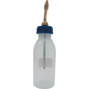 Kennedy 125ml Squeeze Bottle Dispenser, Polyethylene, Adjustable Brass Spout & Nozzle | KEN5405100K