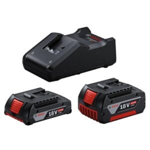 Bosch STARTER SET - GBA 18V 1 x 2.0Ah & 1 x 4.0Ah Batt. PK. + GAL 18V-40 Charger | 1600A01ZS9