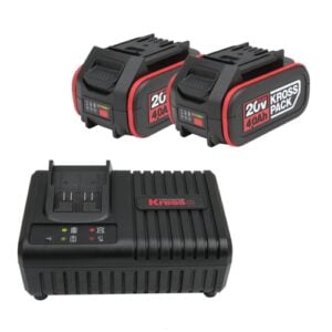 Kress 20V 6A Rapid Charger & 2 x 4.0Ah Li-Ion KROSSPACK Batt. Pk. | KAD21