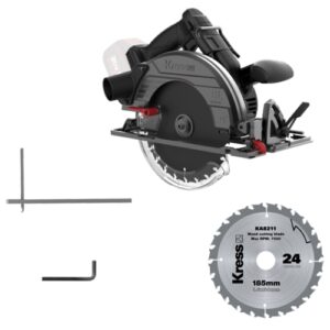 Kress 20V Cordless Brushless Circular Saw, 185mm (Bare Tool) | KUE15.9