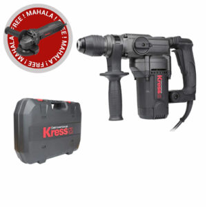 Kress SDS+ Rotary Hammer Drill, 5J, 1100W + FREE Variable Speed Angle Grinder, 115mm, 830W