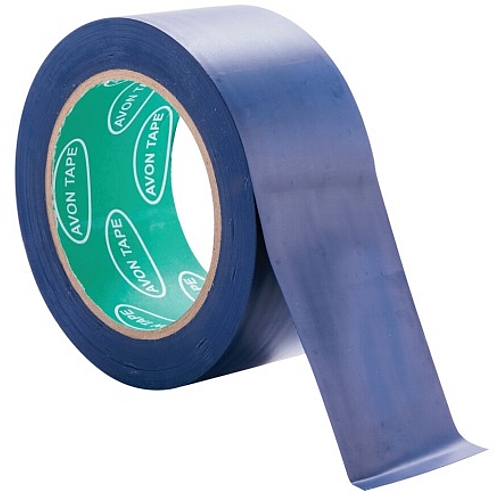 Avon PVC Hazard Marking Tape, Blue, 50mm x 33M | AVN9644060F