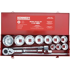 Kennedy-Pro 15Pc Metric Socket Set, 1