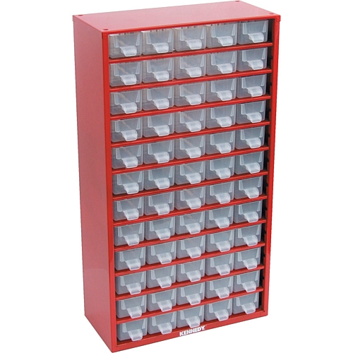 Kennedy 60-Drawer Small Parts Storage Cabinet, L-306mm x W-155mm x H-551mm | KEN5935220K