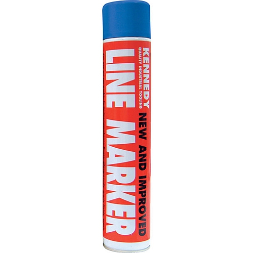 Kennedy Line Marker Spray Paint, Blue, 750ml | KEN7346060K