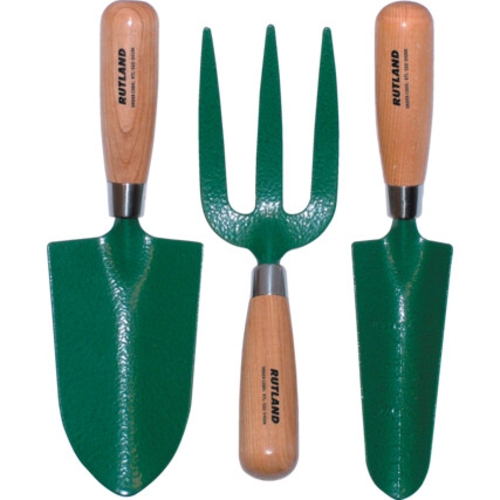 Rutland 3Pc Wood-Handled Garden Hand Tool Set | RTL5224250K