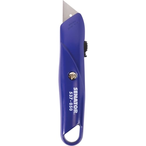 Senator Retractable Utility Knife, Steel Blade, OL-255mm | SEN5370500K