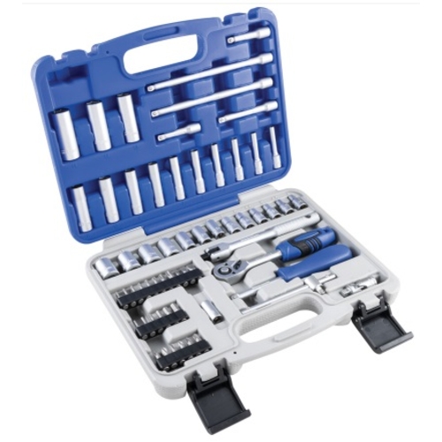 Senator 60Pc Metric Socket Set, 4-14mm, 1/4