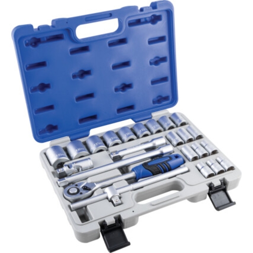 Senator 23Pc Metric Socket Set, 10-32mm, 1/2