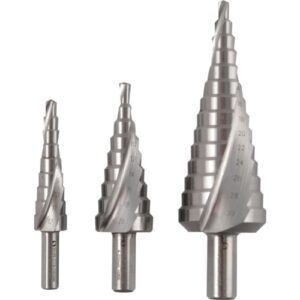 Sherwood 3Pc HSS Step Drill Set, 4 to 30mm | SHR0190260K