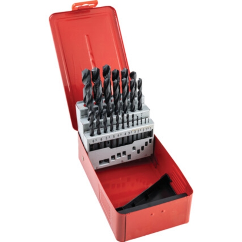 Sherwood 25Pc HSS Jobber Drill Bit Set, Black Oxcide, 1-13mm x 0.5mm | SHR0258500K